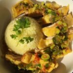 Frango ao Vapor com Legumes Gatos